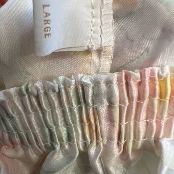 Vintage Bouquet Des Fleurs by Barbizon Lace and floral peignoir set women’s L. - Picture 12 of 16